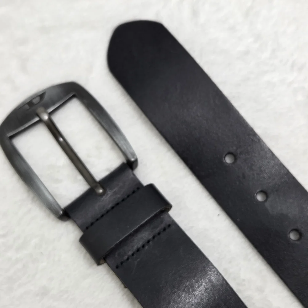 Diesel Black Vintage Black‎ Leather Belt size 39